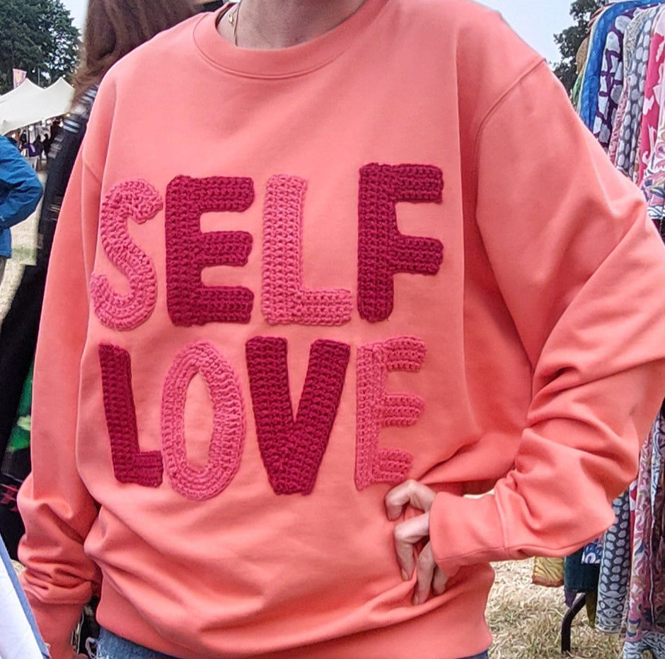 SELF LOVE | Unisex Slogan Sweatshirt