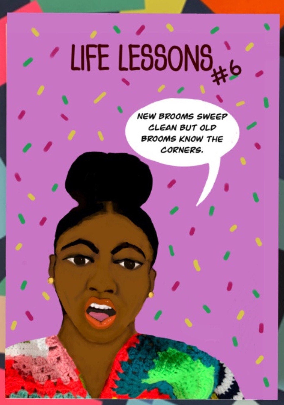 Life Lessons Diverse Greeting Card - Blank A6