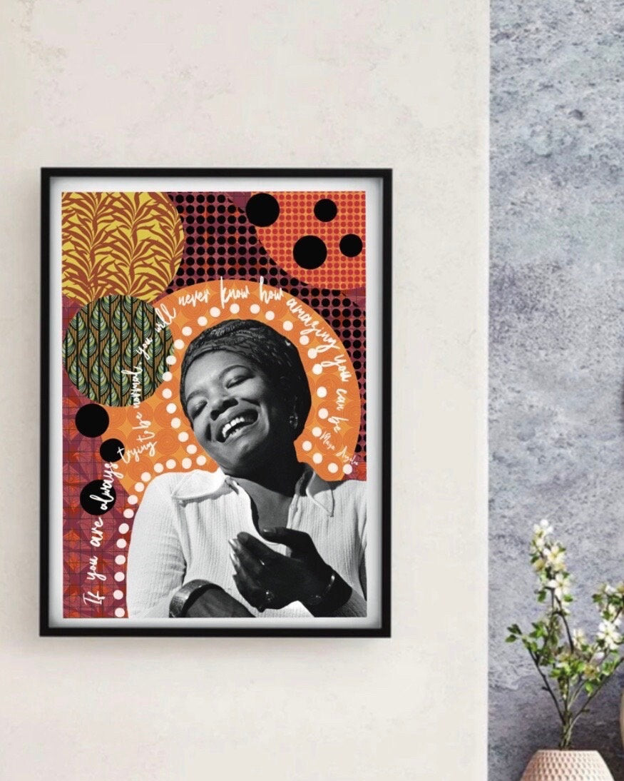 Know How Amazing You Are - Maya Angelou Quote A3 Poster