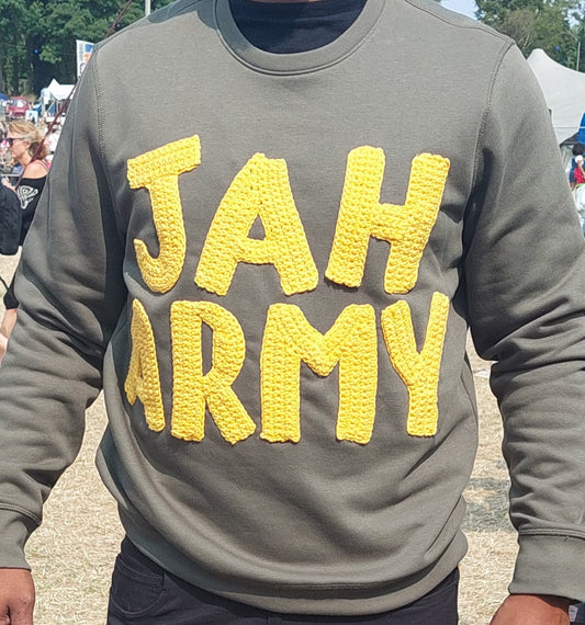 JAH ARMY | Unisex Slogan Sweatshirt