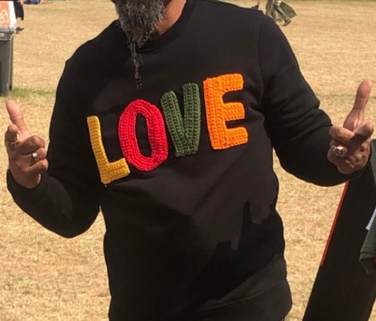 LOVE | Unisex Slogan Sweatshirt