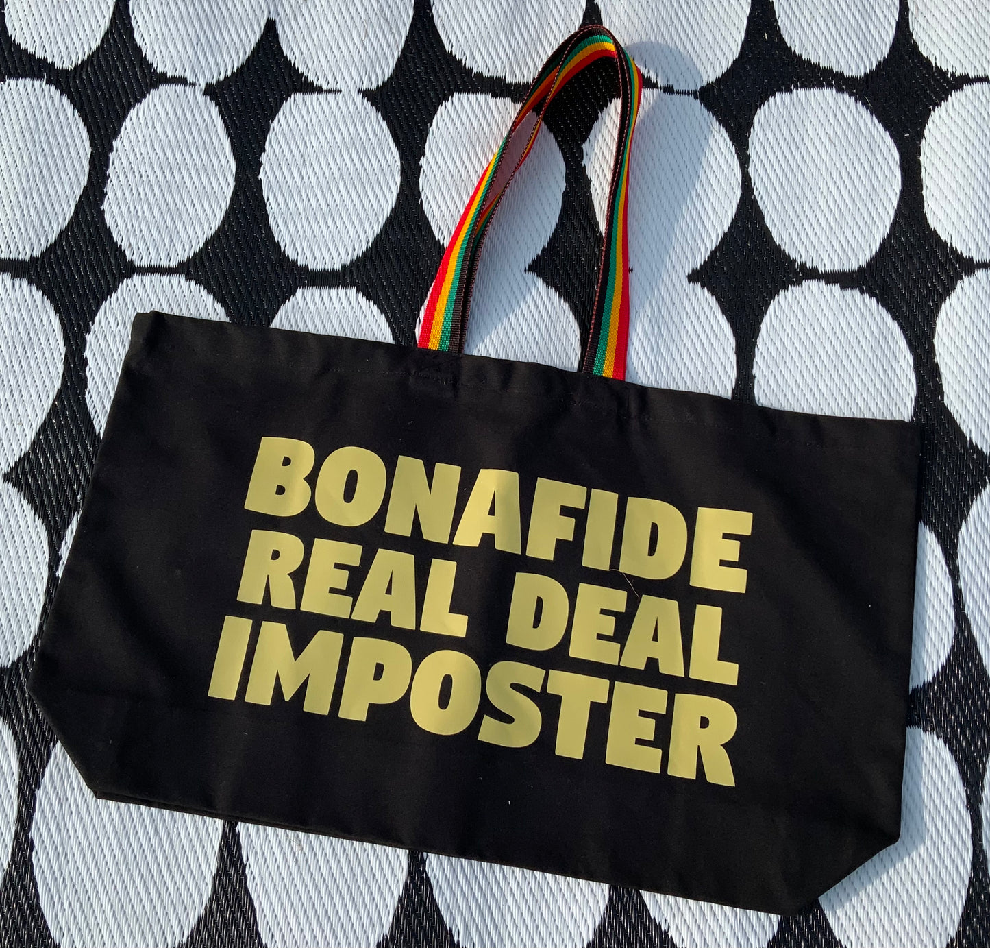 Bonafide Real deal imposter Oversized Tote Bag