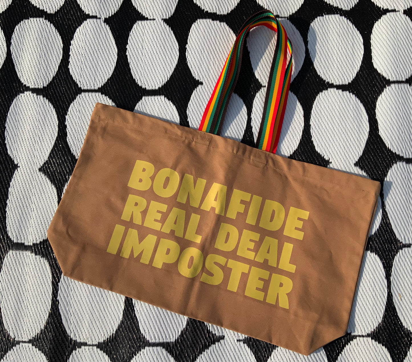 Bonafide Real deal imposter Oversized Tote Bag