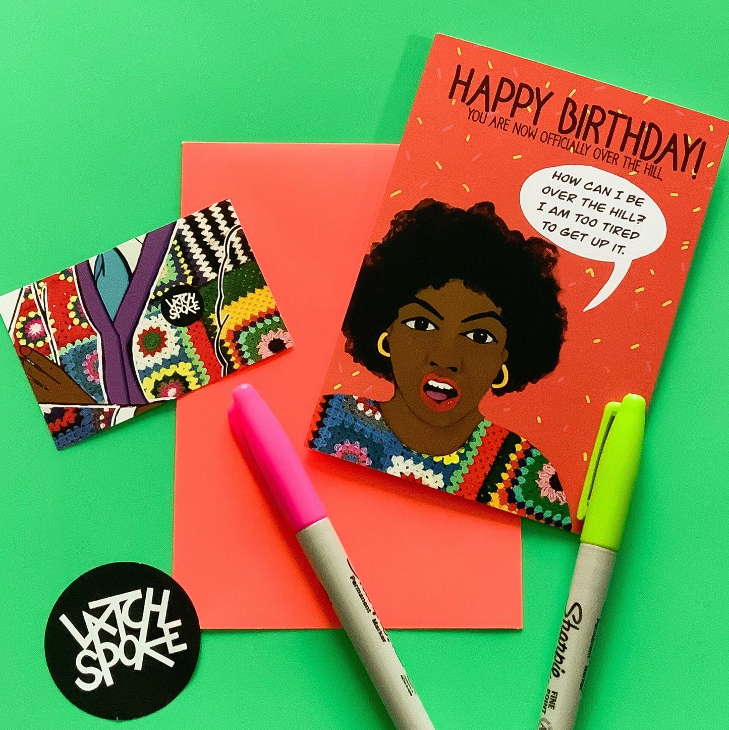 Black Humour Birthday Greeting Card - Blank A6