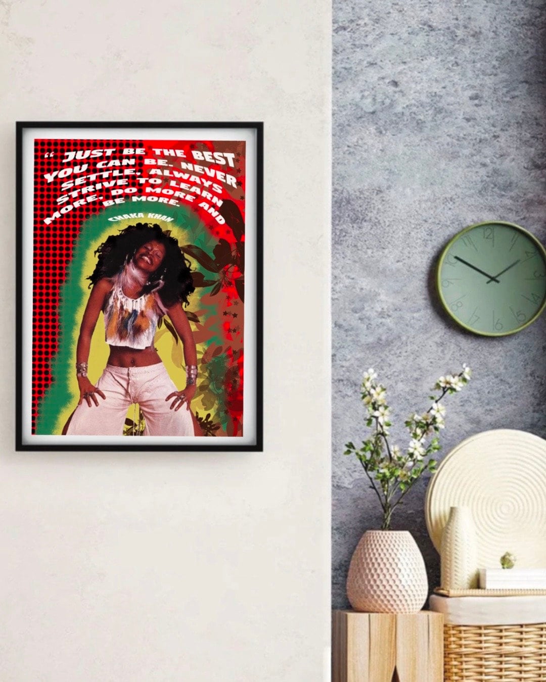 Chaka Khan Be the Best You Can Be A3 Poster