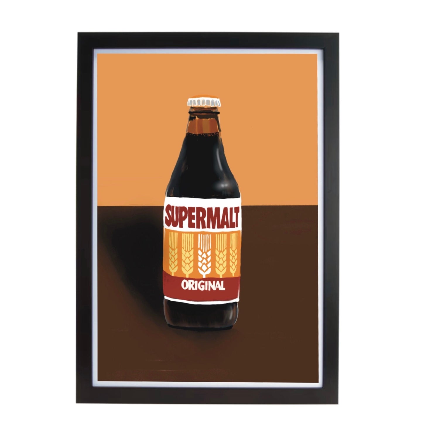 Supermalt Love Pop Art A3 Poster