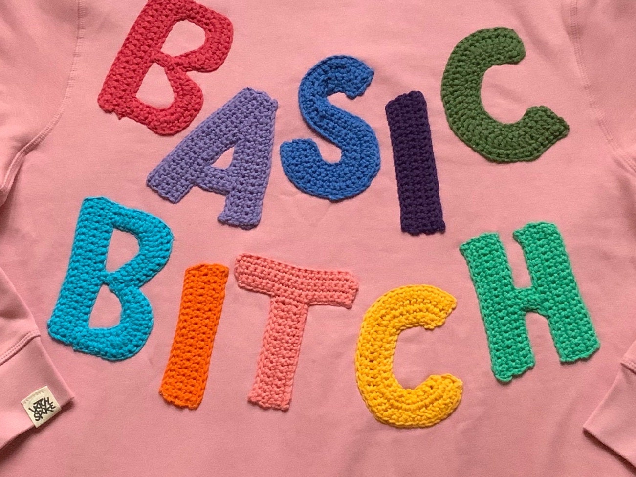 BASIC BITCH | Slogan Statement Sweatshirt